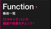 Function @\ꗗ@u~Lbgv̋@\`FbNI